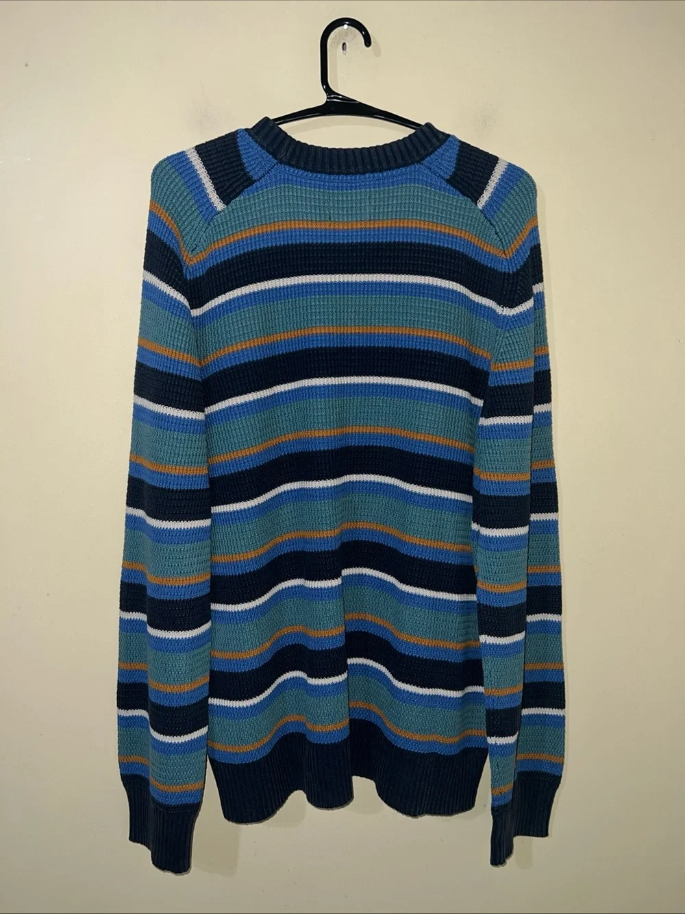 L.L. Bean Striped Crewneck Sweater Men’s Large